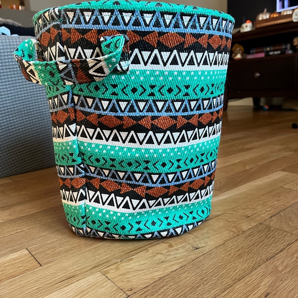 Tribal Patterned Green and Brown Women's Bag
